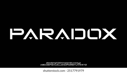 Creative modern urban alphabet fonts. Typography sport, game, technology, fashion, digital, future creative logo font.