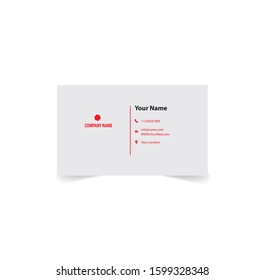 Creative  modern Vector Business Card Template.