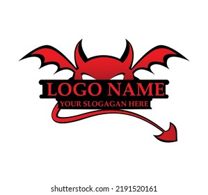 creative modern vector devil logo