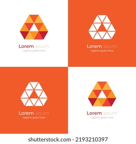 Creative and Modern Vector Logo for Business like real estate, software house, etc. Clean elegant logo design