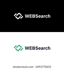 Kreatives und modernes WEB SUCHEN BUSINESS LETTER LOGO DESIGN