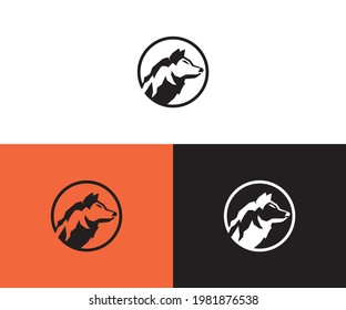  Creative Modern wolf logo design