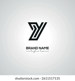 Creative Modern Y Lettermark Logo Design for Corporate Branding.
