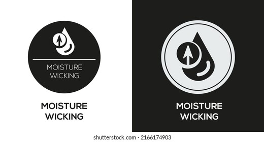 Creative (Moisture Wicking) Icon, Vector Sign.