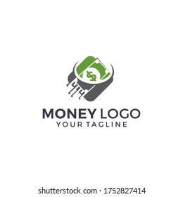 Creative Money Logo Design Template
