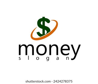 creative money ring logo design template