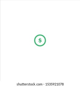 Creative money symbol isolated on white background. Symbol money design template, payment method, gift. Suitable for banner, Book Illustration, and Ecommerce Web Landing Page Concept.