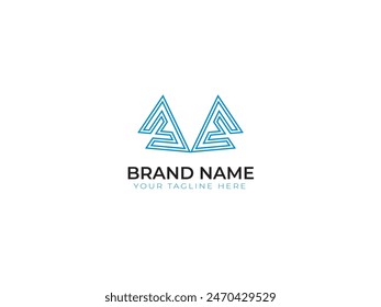 Creative mongram  business logo design