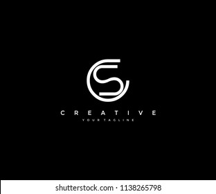 Creative Monogram CS Letter Logo