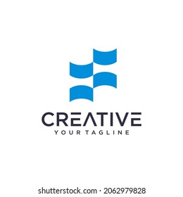  creative monogram letter s logo