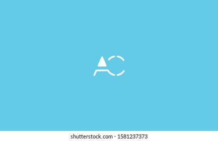 Creative monogram letters AC,CA,A and C logo