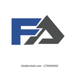 creative monogram logo designs 
F+A and F+G 