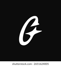 Logo monograma criativo com as letras B e C em elegante caligrafia moderna com um elegante sotaque de estrela. Perfeito para marca, moda e identidade pessoal. Formato de vetor EPS