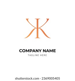 creative monogram luxury letter logo design template