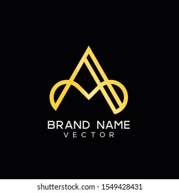 Creative Monogram A Symbol Logo Design Vector