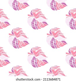 Creative monstera leaves tropical seamless pattern. Embroidery palm leaf endless wallpaper. Exotic hawaiian jungle backdrop. Rainforest background. Design for fabric , textile print, wrapping, cover