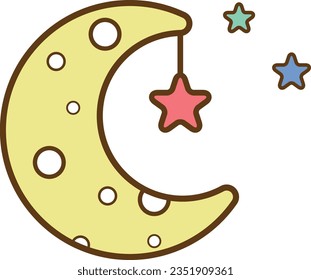 Creative Moon Logo Design vector