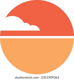 Creative Moon Logo Design vector