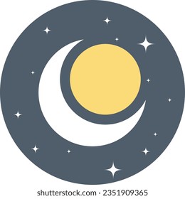 Creative Moon Logo Design vector