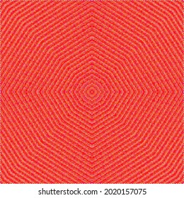 Creative mosaic pattern red lines. Red art festival abstract pixel symmetrical background. Mosaic red beautiful tiles. Modern art pattern ornament decorative illustration.
