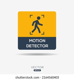 Creative (Motion Detection) Icon, Vector Sign.