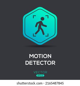 Creative (Motion Detection) Icon, Vector Sign.