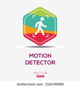 Creative (Motion Detection) Icon, Vector Sign.