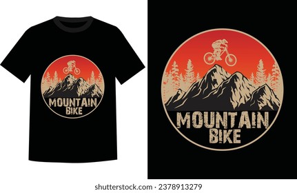 diseño creativo de camisetas de bicicleta de montaña 