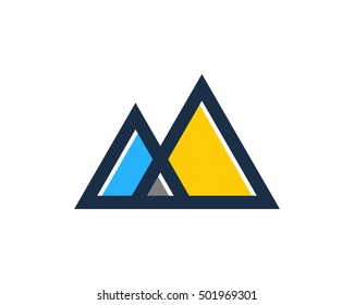 Creative Mountain Logo Design Template