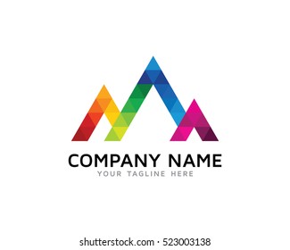 Creative Mountain Logo Design Template