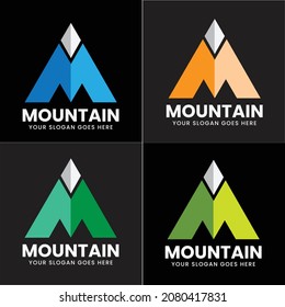 Design des Creative Mountain Logo-Symbols