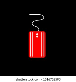 Creative mouse icon on black backround