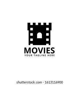 creative movie logo vector. cinema logo vector