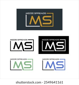 Creative MS Letter Diseño de Logo.