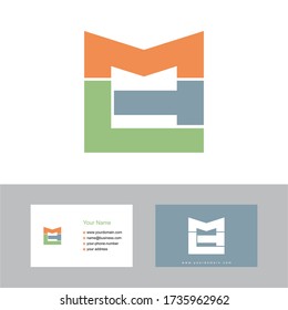 Creative MTL logo design with business card