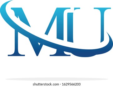 Creative MU logo icon design