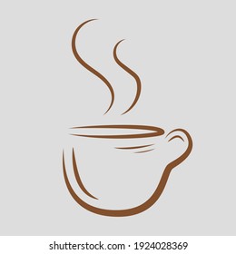 creative mug logo, icon and illustration