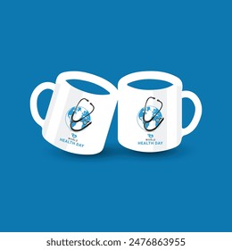 Creative Mug vector Template design.