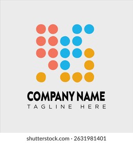 Creative multi color logo design