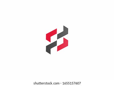Logo Creative Multicolor. Elemento de diseño del logotipo comercial abstracto