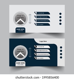 Creative Multipurpose Email signature Template Design