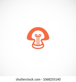 Creative mushroom lightbulb vector designs