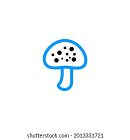 Creative Mushroom stock icon vector