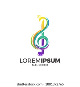 Design des Creative Music Logos, Vektorgrafik