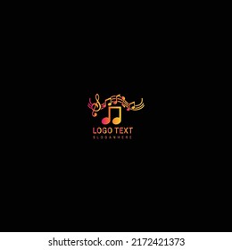 Creative Music Logo. For modern Business company brand logo design vector illustration