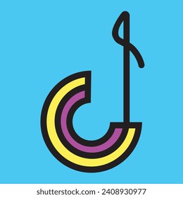 Creative Music Logo Vector , Branded Colorful Music , Music Apps
