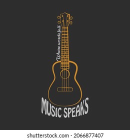 Creative music t-shirt design. this is minimal Design, easy to edit.
