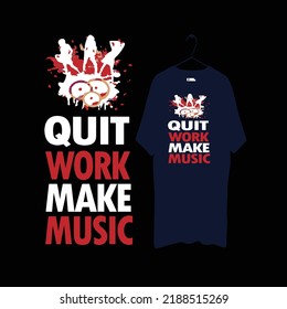 archivos vectoriales de diseño de camisetas de música creativa
