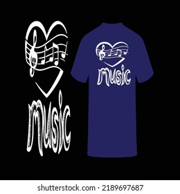 creative music t-shirt design vector files