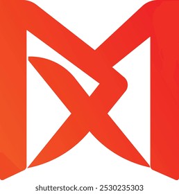 Diseño creativo del logotipo de MX. Plantilla moderna del logotipo de MX. Descarga Libre de regalías de los Vectores del logotipo simple de XM. Vectores con el logo de Letters XM. Diseño de icono XM. Regalías de icono de monograma MX